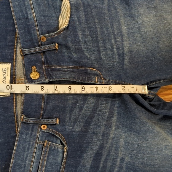 Madewell mid-rise skinny jeans with ankle zippers and stretch, women's 30" - Picture 3 of 8